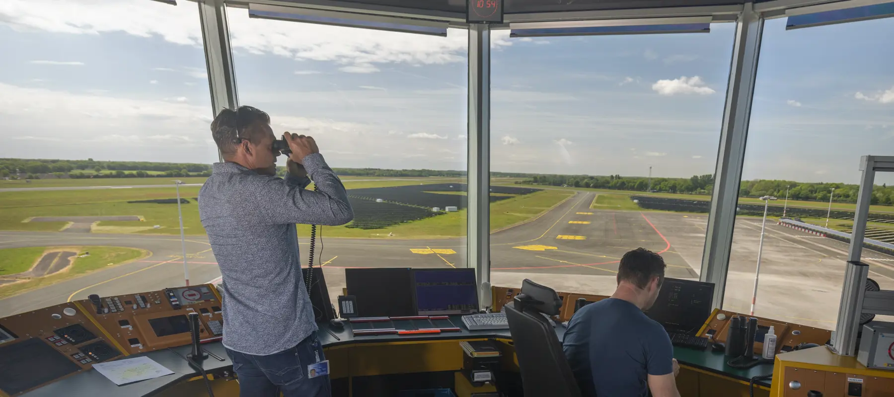 Luchtverkeersleider op Eelde